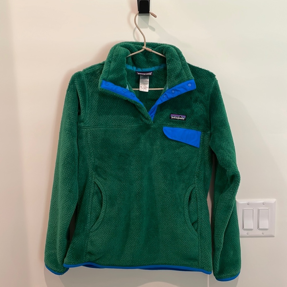 Patagonia fleece pullover women's jacket outdoor clothing size M